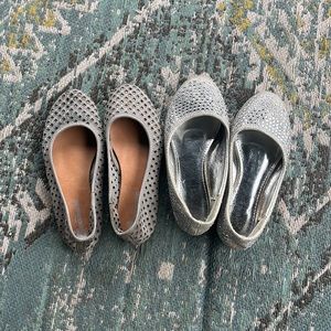 Girls dress shoes two pair lot